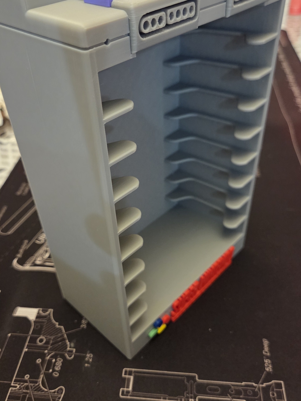 SNES Super Nintendo Entertainment System Game Holder Organizer